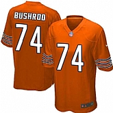 Nike Men & Women & Youth Bears #74 Bushrod Orange Team Color Game Jersey,baseball caps,new era cap wholesale,wholesale hats